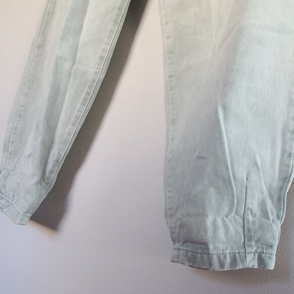 Zara light turquoise barrel fit jeans - Picture 9 of 12